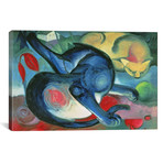 Two Cats // Franz Marc // 1912 (26"W x 18"H x .75"D)