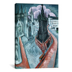 The Red Tower in Halle // Ernst Ludwig Kirchner // 1915 (26"W x 18"H x 0.75"D)