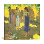 Three Tahitian Women against a Yellow Background // Paul Gauguin // 1899 (18"W x 18"H x 0.75"D)