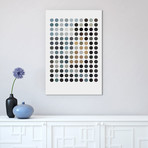 Modern Art - Earthy Dots // 5by5collective (12"W x 18"H x 0.75"D)