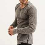 Mike Long-Sleeve Tee // Anthracite (L)