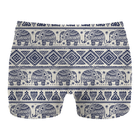 Elephants Pattern Boxer Brief // Multi (S)