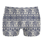 Elephants Pattern Boxer Brief // Multi (M)