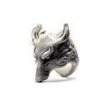 White Wolf Ring (Size: 8)