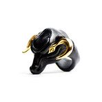 Black Minotaur Ring (Size: 5)