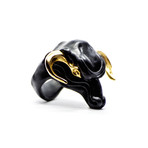 Black Minotaur Ring (Size: 12)