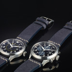 Uhr-Kraft Pilot Blue Automatic // 128931/6A