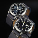 Uhr-Kraft Pilot Blue Automatic // 128931/6A