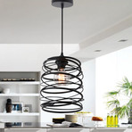 Spiral Shade Pendant Light