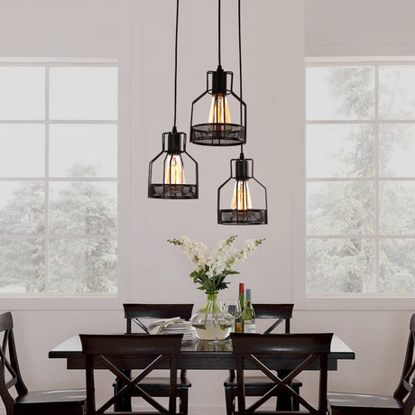 Rustic Cage Pendant Light