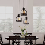 Rustic Cage Pendant Light