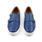 Oceano Double Monk Strap Sneakers // Blue (US: 7)