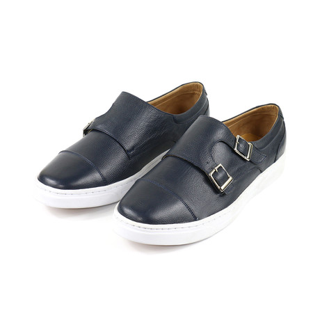 Naval Double Monk Strap Sneakers // Navy (US: 9)