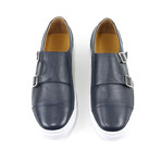 Naval Double Monk Strap Sneakers // Navy (US: 10.5)