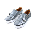 Ag Double Monk Strap Sneakers // Grey (US: 7)