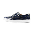 Midnight Double Monk Strap Sneakers // Dark Blue (US: 7)