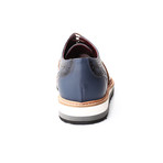 Achilles Oxford Dress Shoe // Tobacco + Dark Blue (Euro: 46)