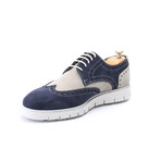 Suede Full Brogue Wingtip Sneaker // Dark Blue (Euro: 44)