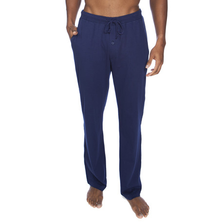 Light Weight Cotton Jersey Lounge Pant // Blue (S)
