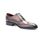 Antique Finish Perforated Wingtip Oxford // Antique Brown (Euro: 42)