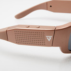 Pro 1 HD // Video Camera SunGlasses (Rose Gold)