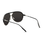 Men's Division Sunglasses // Polished Black + Chrome