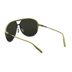 Men's Division Sunglasses // Matte Olive + Green + Gray