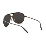 Men's Division Sunglasses // Black + Copper + Gray