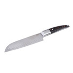 Laguiole Expression Wood Santoku Knife // 7"