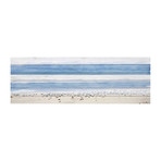 Blue and White // Wrapped Canvas (30"W x 10"H x 1.5"D)