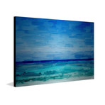 Shades of Blue Sky // Wrapped Canvas (18"W x 12"H x 1.5"D)