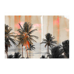 Evening Palms // Wrapped Canvas (18"W x 12"H x 1.5"D)