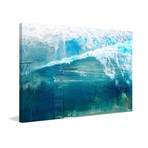 Under Big Waves // Wrapped Canvas (18"W x 12"H x 1.5"D)