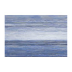White Blue Sea // Wrapped Canvas (18"W x 12"H x 1.5"D)