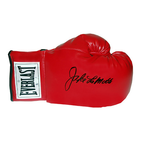 Jake LaMotta Signed Everlast Boxing Glove