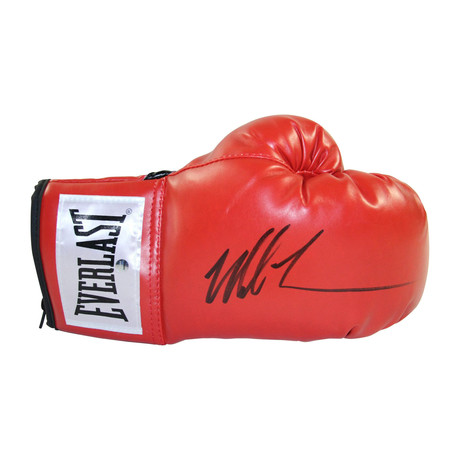 Mike Tyson Signed Red Boxing Glove