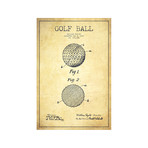 Golf Ball // Vintage (18"W x 26"H x 0.75"D)