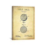 Golf Ball // Vintage (18"W x 26"H x 0.75"D)