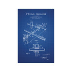 C. Cecchetti Table Soccer Patent Sketch (18"W x 26"H x 0.75"D)