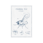 W.D. Kuntz Fishing Fly Patent Sketch (18"W x 26"H x 0.75"D)