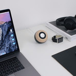 Enveo // Chestnut Dock // Black (Apple Watch Dock)