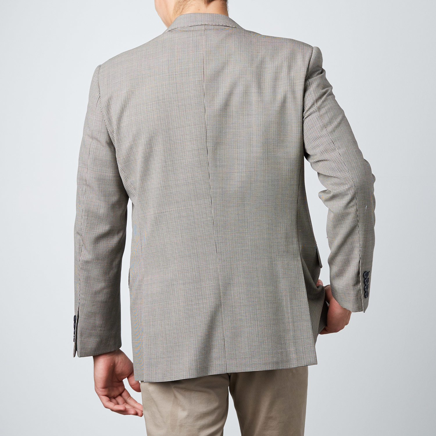 Houndstooth Sport Jacket // Tan (US: 40R) - Mantoni - Touch of Modern