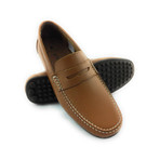 Grain Leather Moccasin // Camel (Euro: 40)