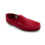 Grain Leather Moccasin // Red (Euro: 40)