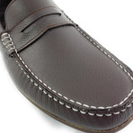 Grain Leather Moccasin // Brown (Euro: 45)