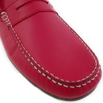 Smooth Leather Moccasin // Red (Euro: 41)