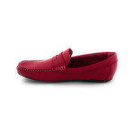 Smooth Leather Moccasin // Red (Euro: 41)