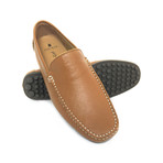 Smooth Grain Leather Moccasin // Camel (Euro: 45)