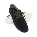 Nubuck Lace-Up Sneaker // Navy (Euro: 43)