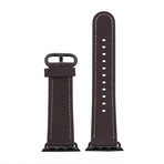 Dassari // Distressed Leather Apple Watch Strap // Brown (38mm)